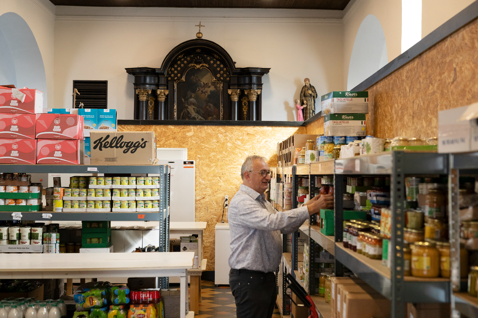 't Vincentje in de voormalige Sint-Lambertuskerk in Broekom