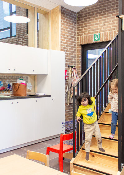 Kleuterschool De Groeiboom in de voormalige Blijde Boodschapkerk, Turnhout